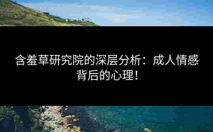 含羞草研究院的深层分析：成人情感背后的心理！